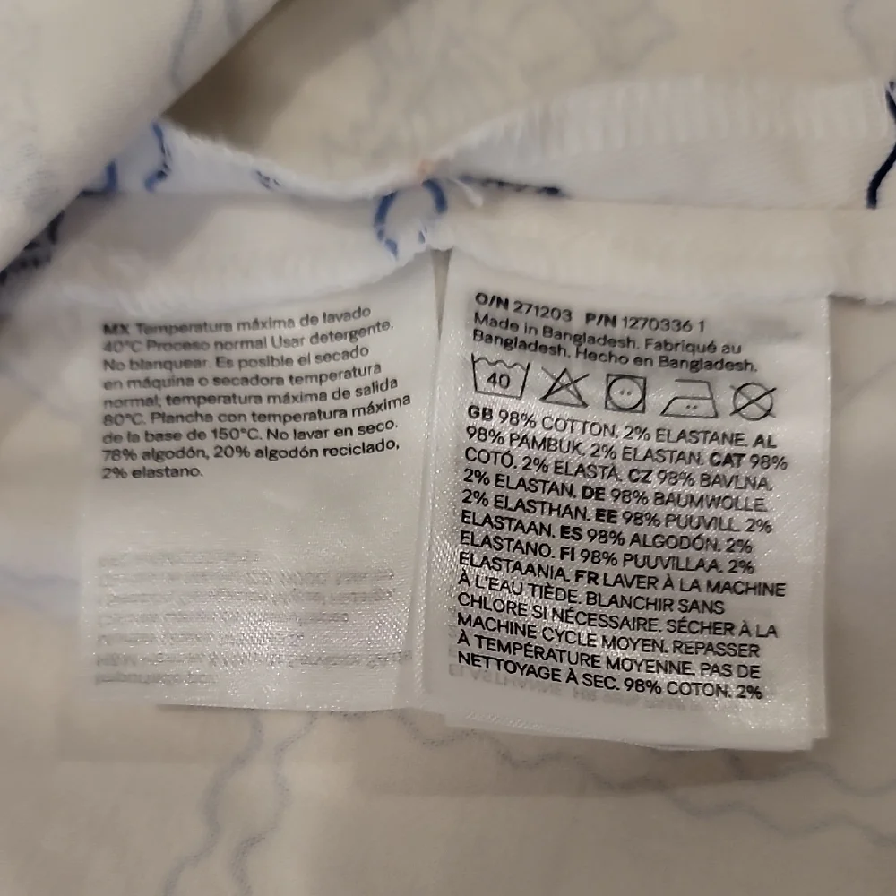 H&M Dress with Blue Shell Pattern - Picture 4 of 5